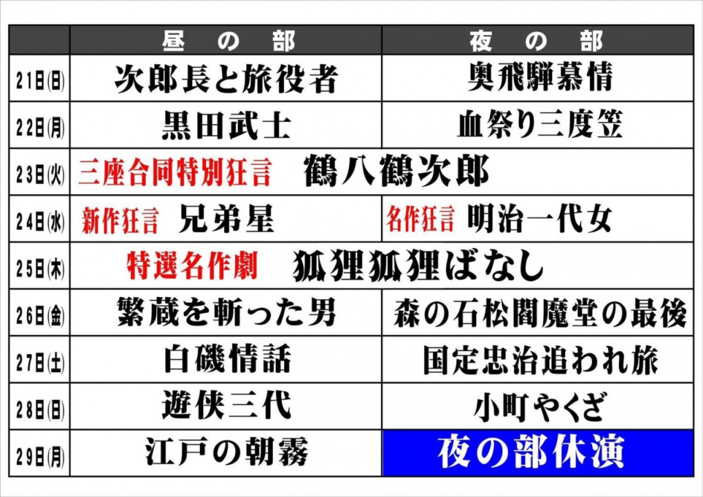 令和6年7月(橘劇団) 令和6年7月(橘劇団)